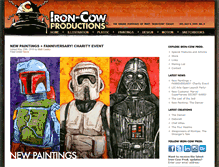 Tablet Screenshot of ironcowprod.com